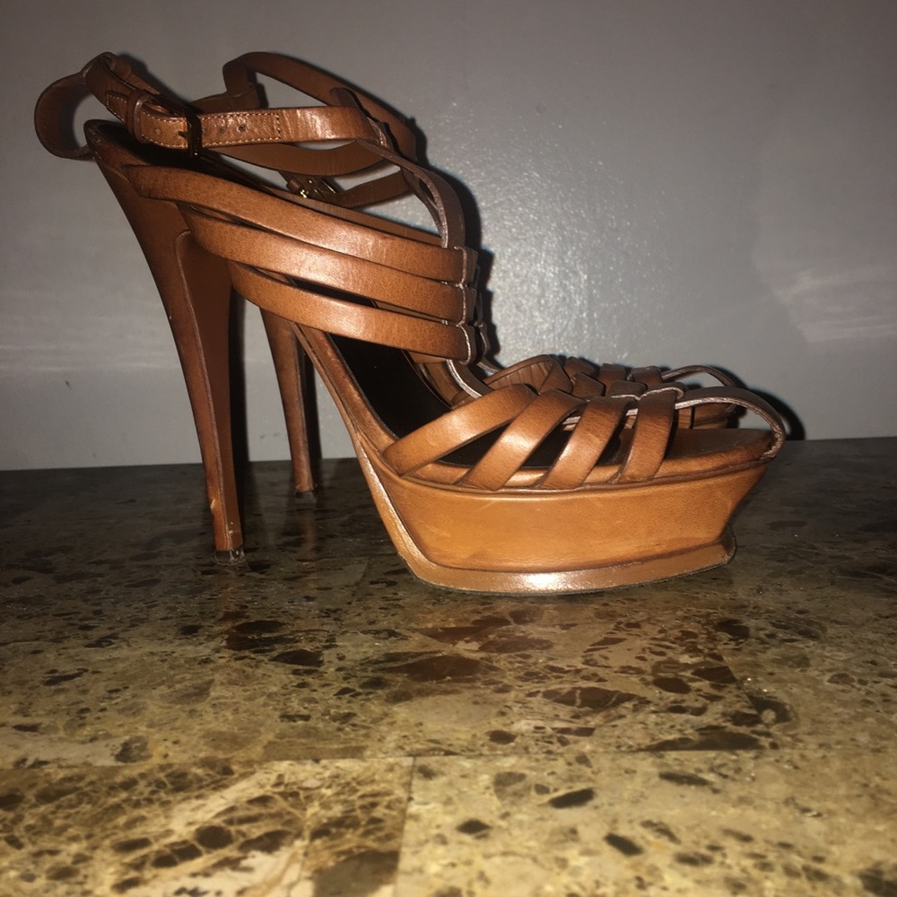YSL Caged Sandals